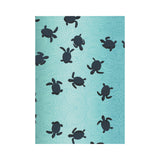 Sea turtle with blue ocean backgroud House Flag Garden Flag