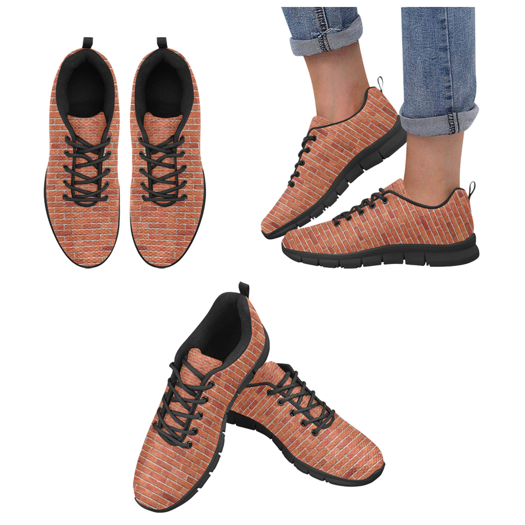 Brick Printed Pattern Print Design 03 Women's Sneaker Shoes