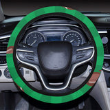 American football ball field background Car Steering Wheel Cover