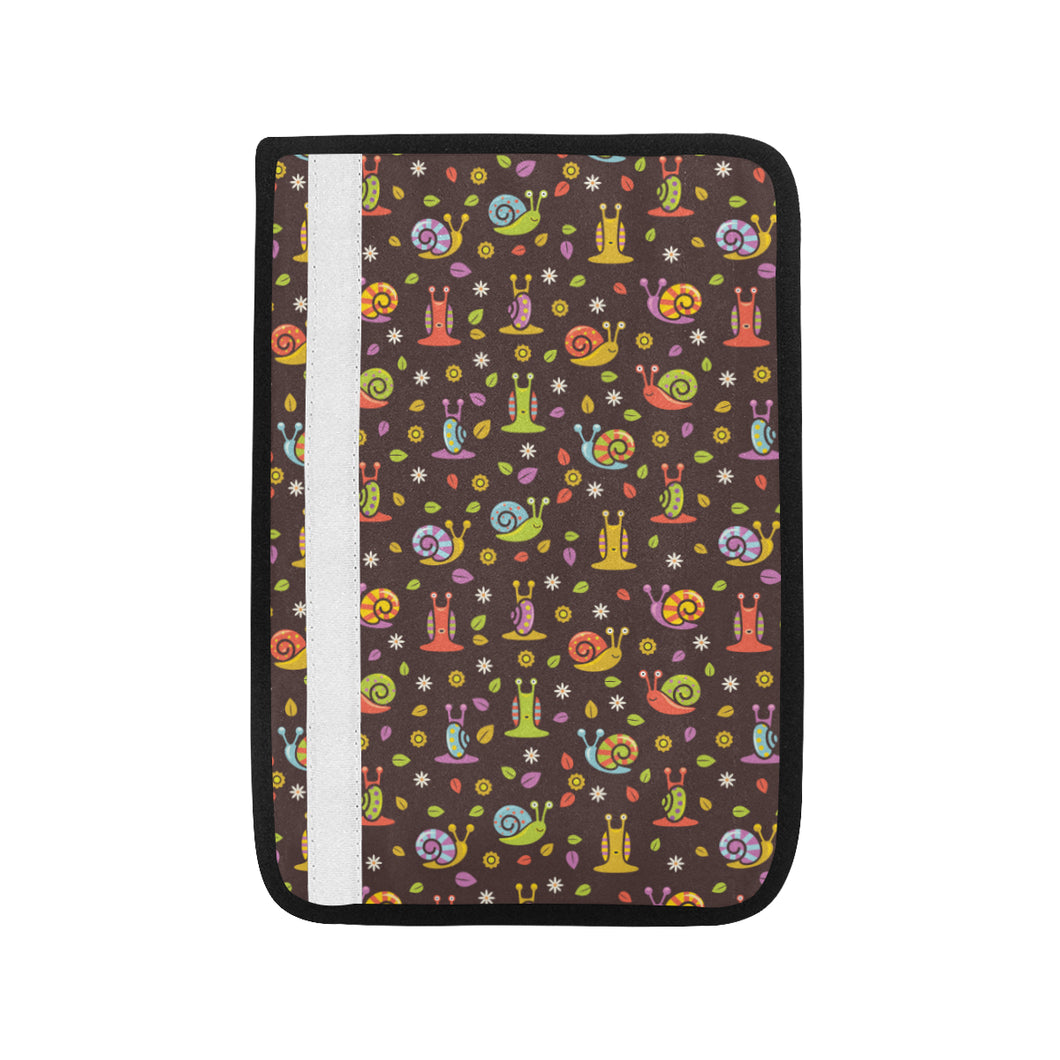 Snail Pattern Print Design 02 Car Seat Belt Cover