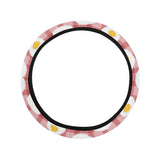 Fried Eggs Pattern Print Design 03 Car Steering Wheel Cover