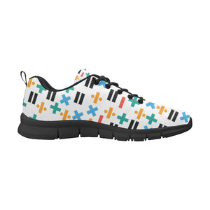 Math Pattern Print Design 05 Women's Sneaker Shoes