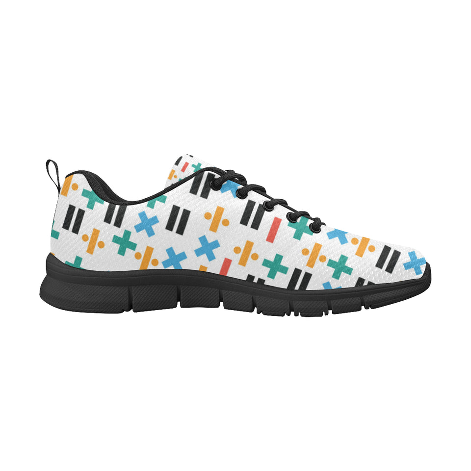 Math Pattern Print Design 05 Women's Sneaker Shoes