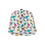 Dragonflies ginkgo leaves pattern All Over Print Snapback Cap