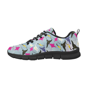 Stingray Pattern Print Design 01 Women's Sneaker Shoes
