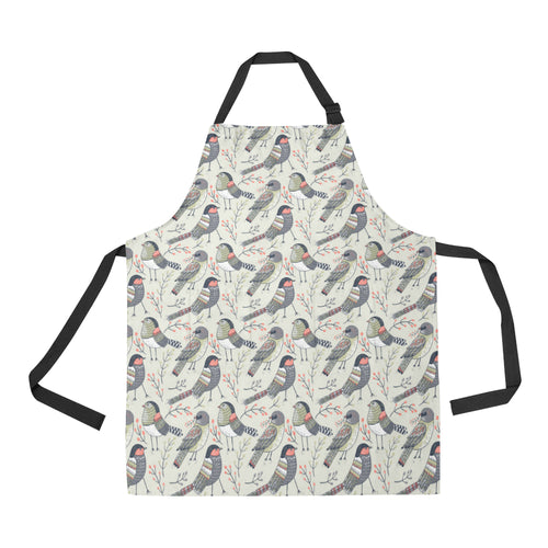 Pigeon Pattern Print Design 04 All Over Print Adjustable Apron