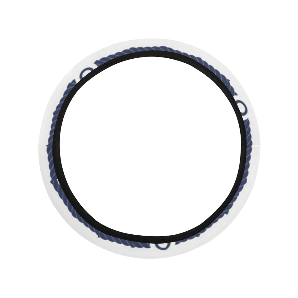Anchor rope nautical  pattern Car Steering Wheel Cover