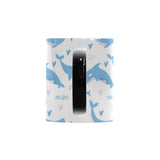 Blue whale pattern Morphing Mug Heat Changing Mug