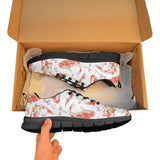 Watercolor Koi Fish Carp Fish pattern Men's Sneaker Shoes