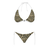 Leopard print design pattern Sexy Bikinis Two-Piece Swimsuits