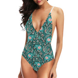 Elephants jungle pattern Women's One-Piece Swimsuit