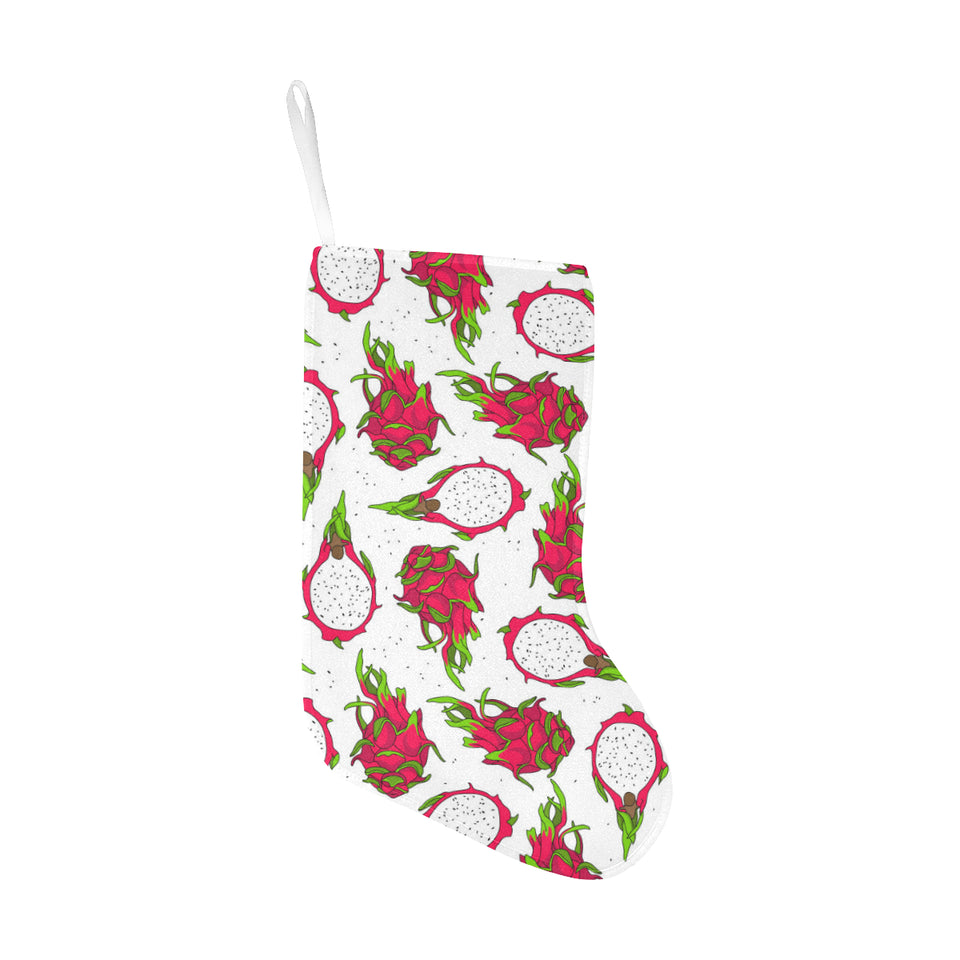 dragon fruits white background Christmas Stocking
