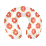 Grapefruit pattern U-Shaped Travel Neck Pillow