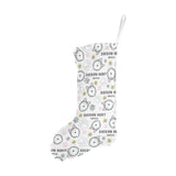 Siberian Husky design pattern Christmas Stocking