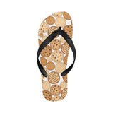 Various cookie pattern Unisex Flip Flops