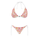 Hand drawn heart design pattern Sexy Bikinis Two-Piece Swimsuits