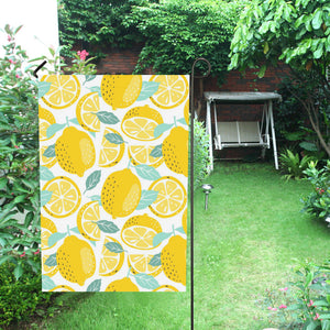 lemon design pattern House Flag Garden Flag