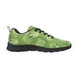 Broccoli pattern green background Men's Sneaker Shoes