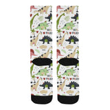 Cute dinosaurs pattern Crew Socks