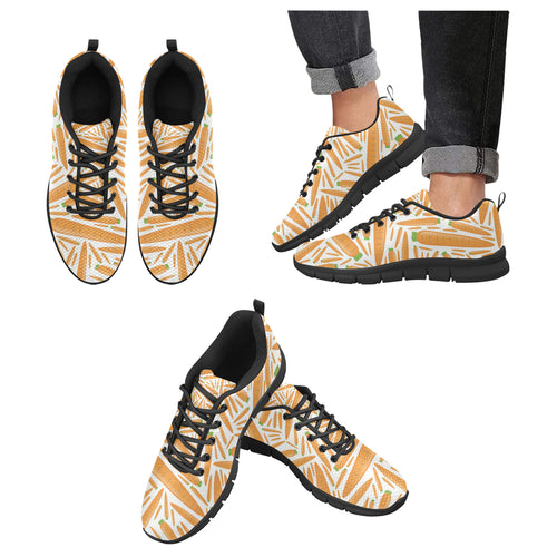Carrot Pattern Print Design 02 Men's Breathable Sneakers ( Model 055)