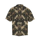 Horse Camouflage Pattern Men's All Over Print Hawaiian Shirt