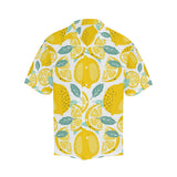 lemon design pattern Men's All Over Print Hawaiian Shirt