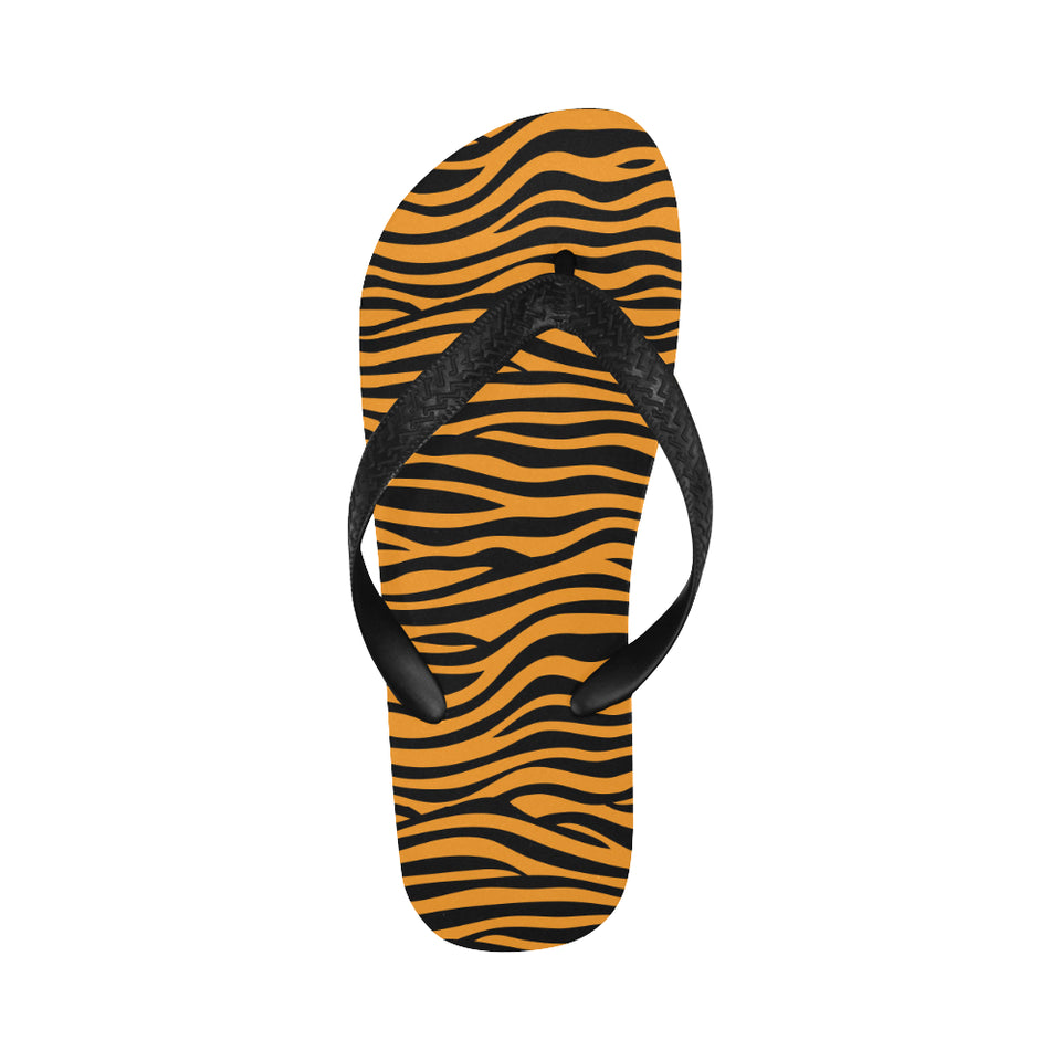 Bengal tigers skin print pattern background Unisex Flip Flops