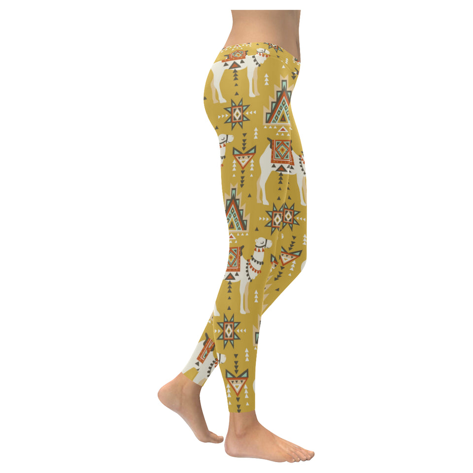 Camels ethnic motif pattern Women's Legging Fulfilled In US