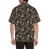 Rose Pattern Print Design 04 Men's All Over Print Hawaiian Shirt (Model T58)