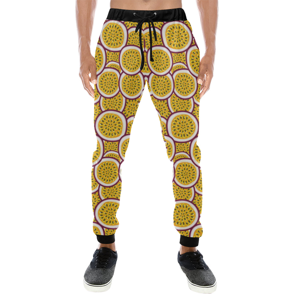 Passion fruits slice pattern Unisex Casual Sweatpants