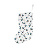 Swallow Pattern Print Design 04 Christmas Stocking