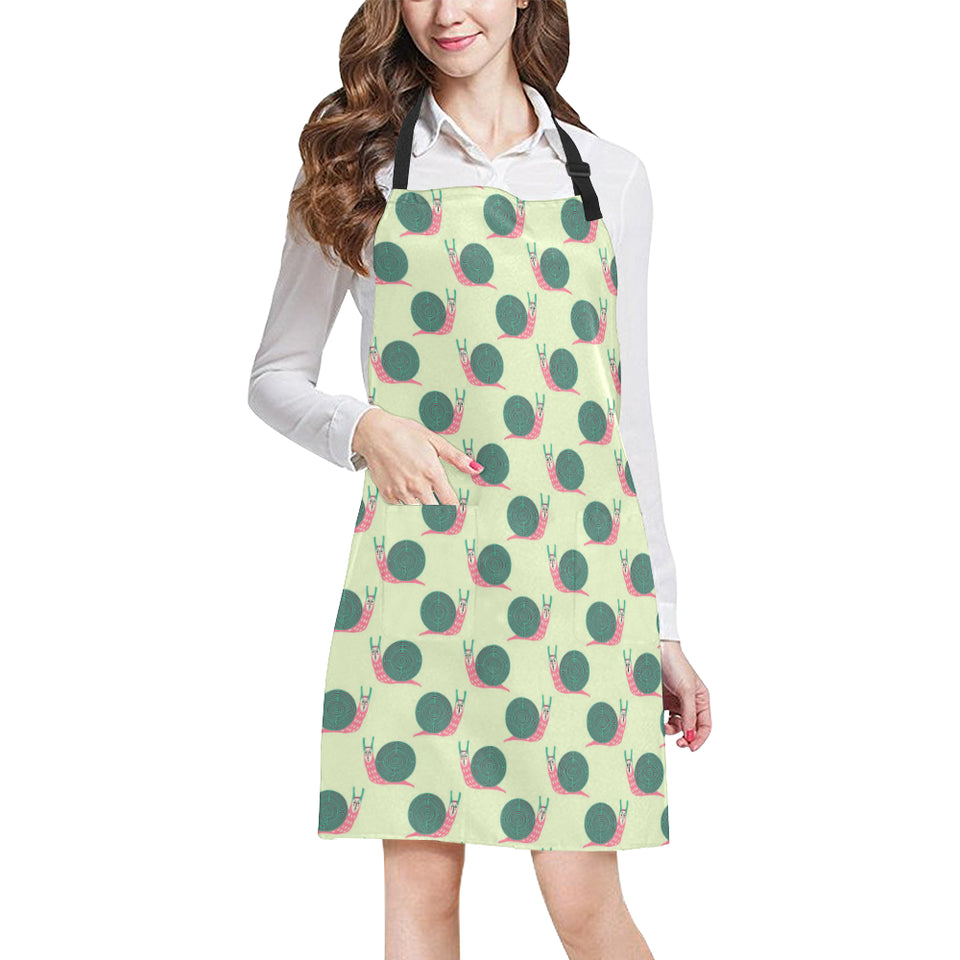 Snail Pattern Print Design 04 All Over Print Adjustable Apron