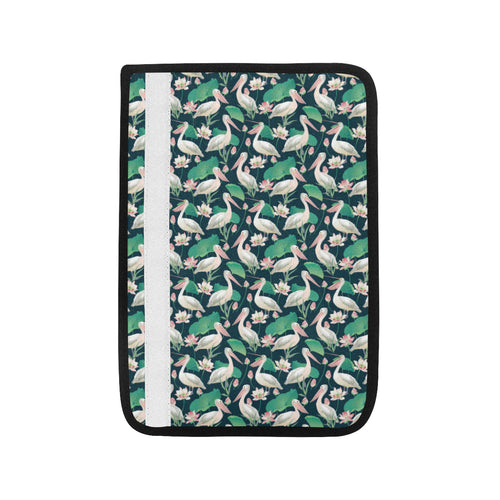Pelican Pattern Print Design 03 Car Seat Belt Cover