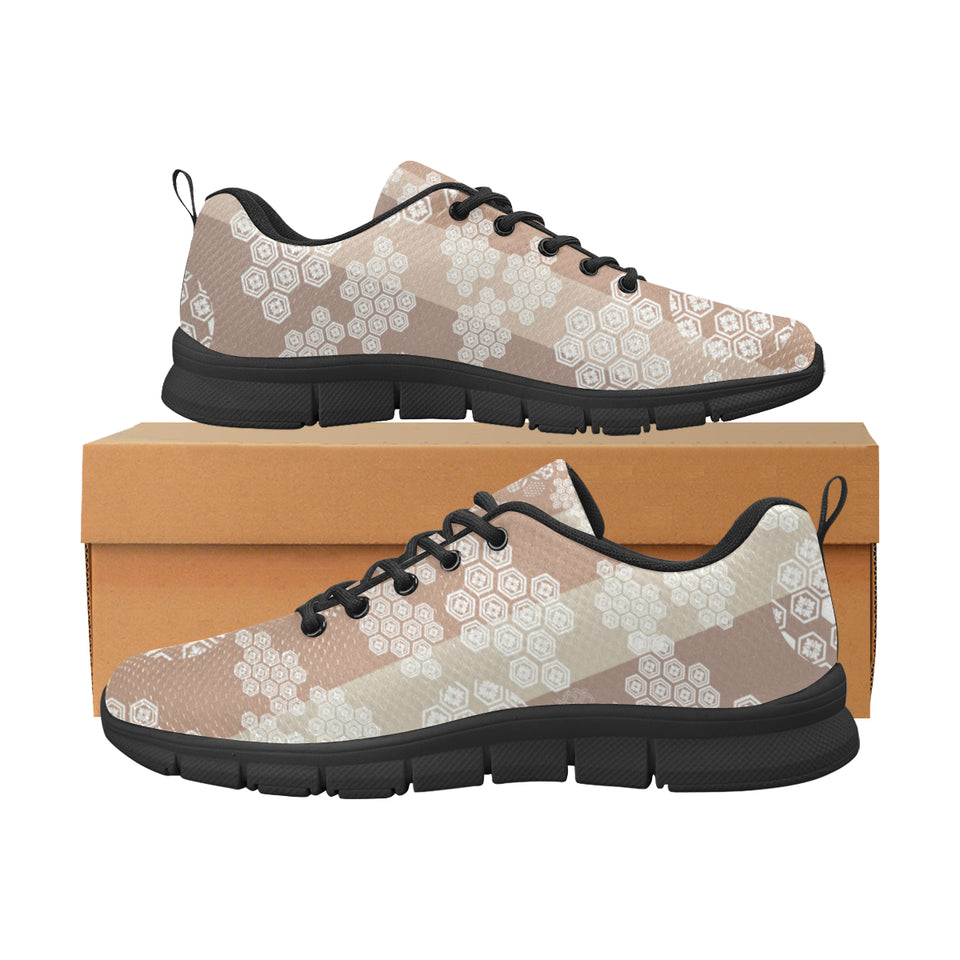 Beautiful hexagon japanese  pattern Women's Sneaker Shoes
