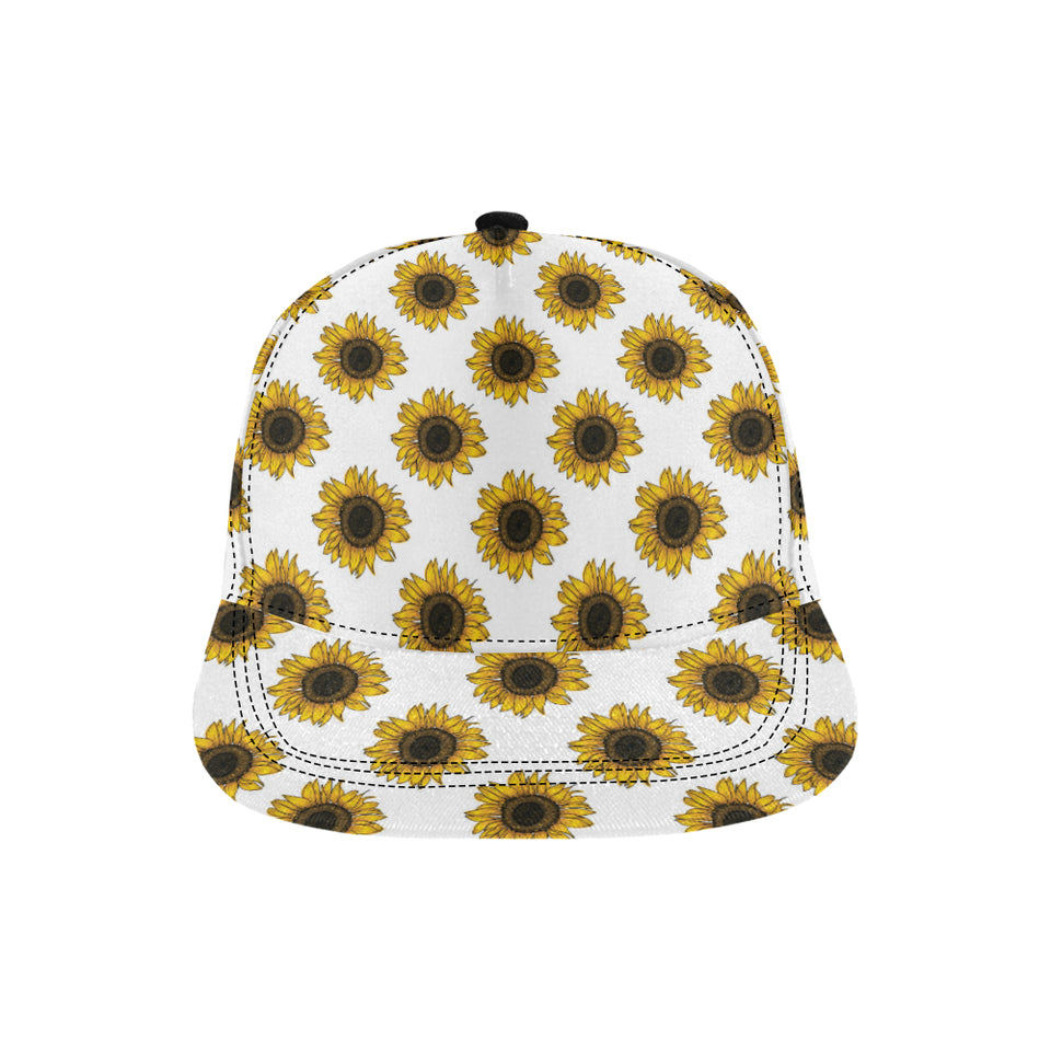 sunflowers design pattern All Over Print Snapback Cap