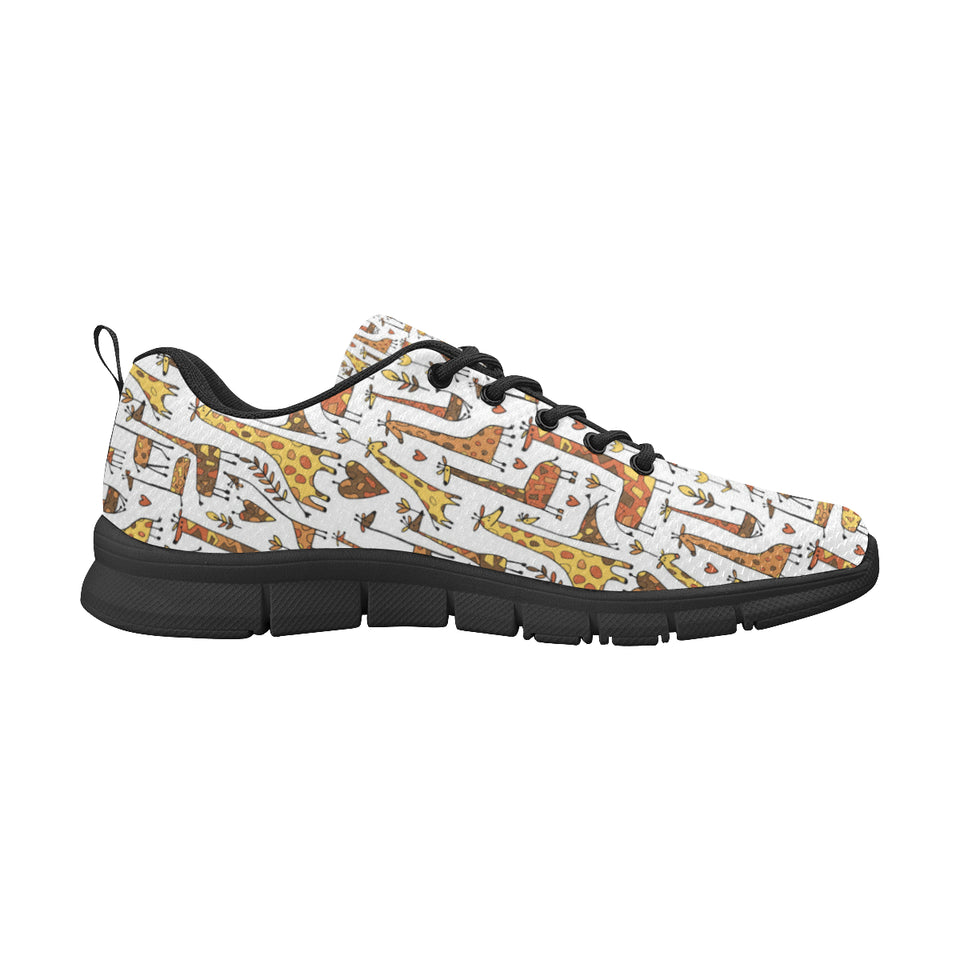 Giraffe Pattern Print Design 04 Women's Sneaker Shoes