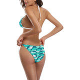 Dolphin sea pattern Sexy Bikinis Two-Piece Swimsuits