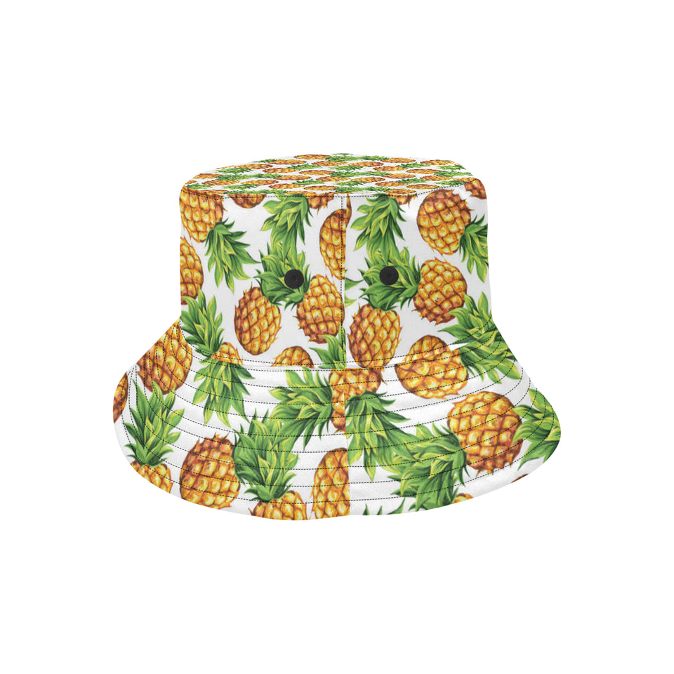 Pineapples design pattern Unisex Bucket Hat