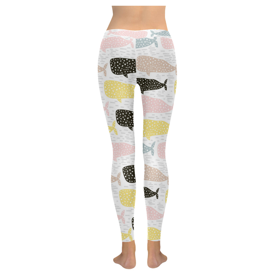 Whale dot pattern Women's Legging Fulfilled In US
