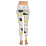 Whale dot pattern Women's Legging Fulfilled In US