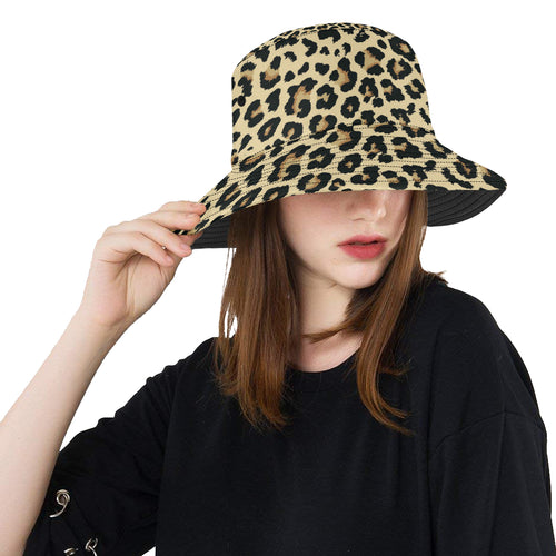 Leopard print design pattern Unisex Bucket Hat