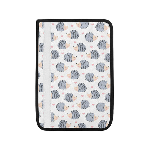 Hedgehog Pattern Print Design 04 Car Seat Belt Cover
