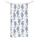 Seahorse pattern background Bath Towel