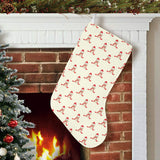 Golden Retriever Pattern Print Design 01 Christmas Stocking
