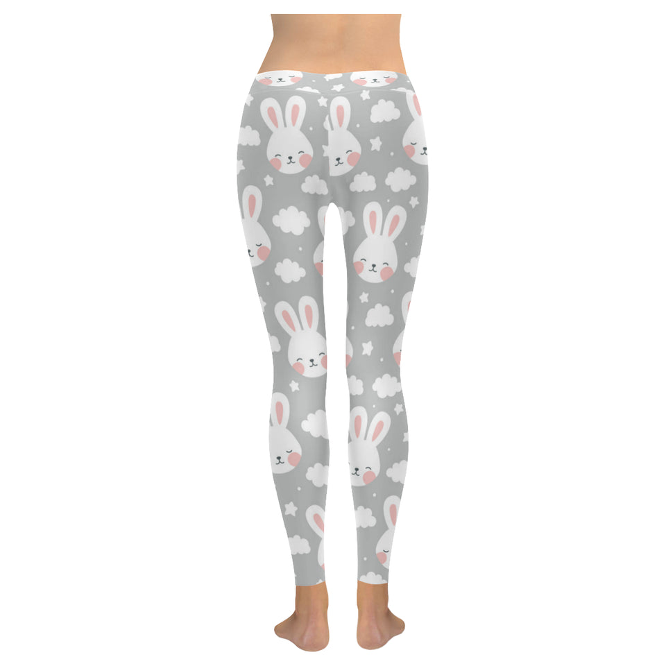 Rabbit cloud Pattern Women's Legging Fulfilled In US