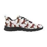 Horses running pattern background Men's Sneaker Shoes
