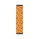 Potato Chips Pattern Print Design 05 Car Seat Belt Cover