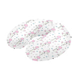 Cute poodle dog star pattern U-Shaped Travel Neck Pillow