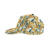 yellow tulips pattern All Over Print Snapback Cap