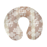 Beautiful hexagon japanese  pattern U-Shaped Travel Neck Pillow